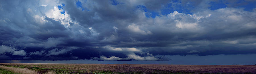 Spring time Storm Texas Panhandle Photograph by Gary Langley