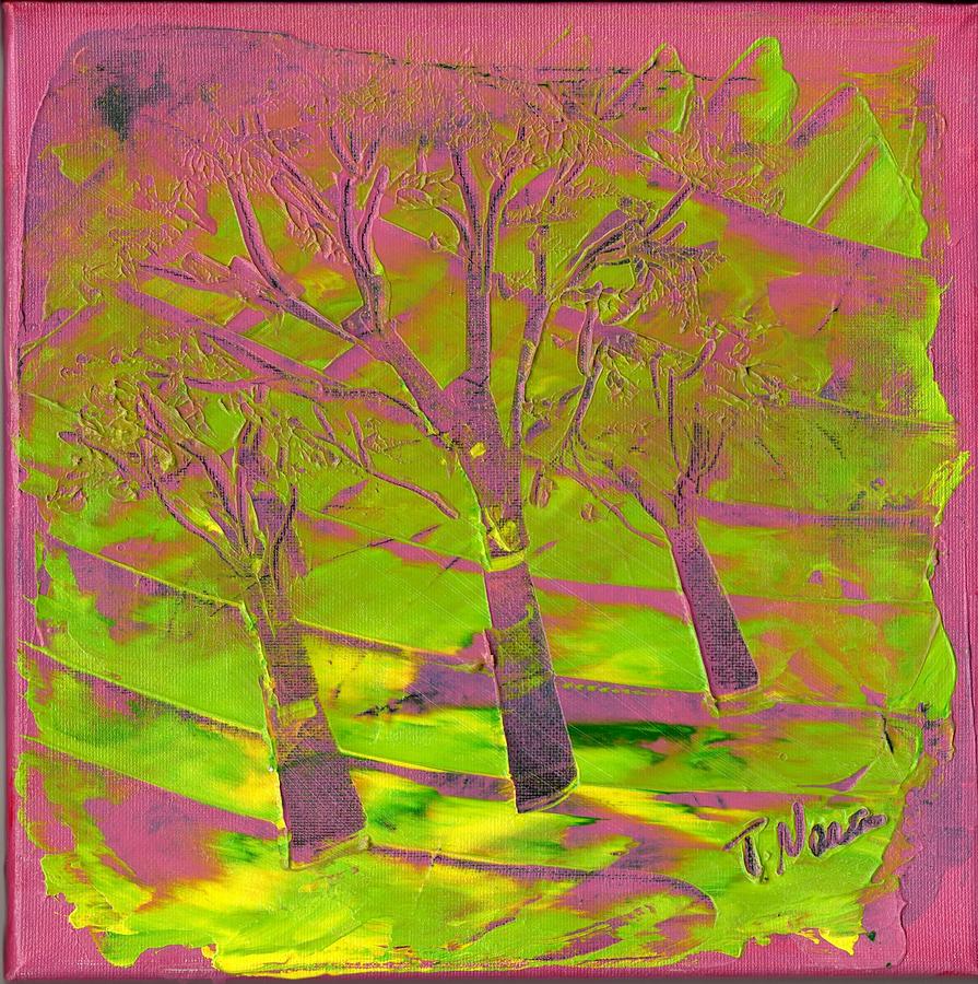 Spring Trees Painting by Tammy Nara