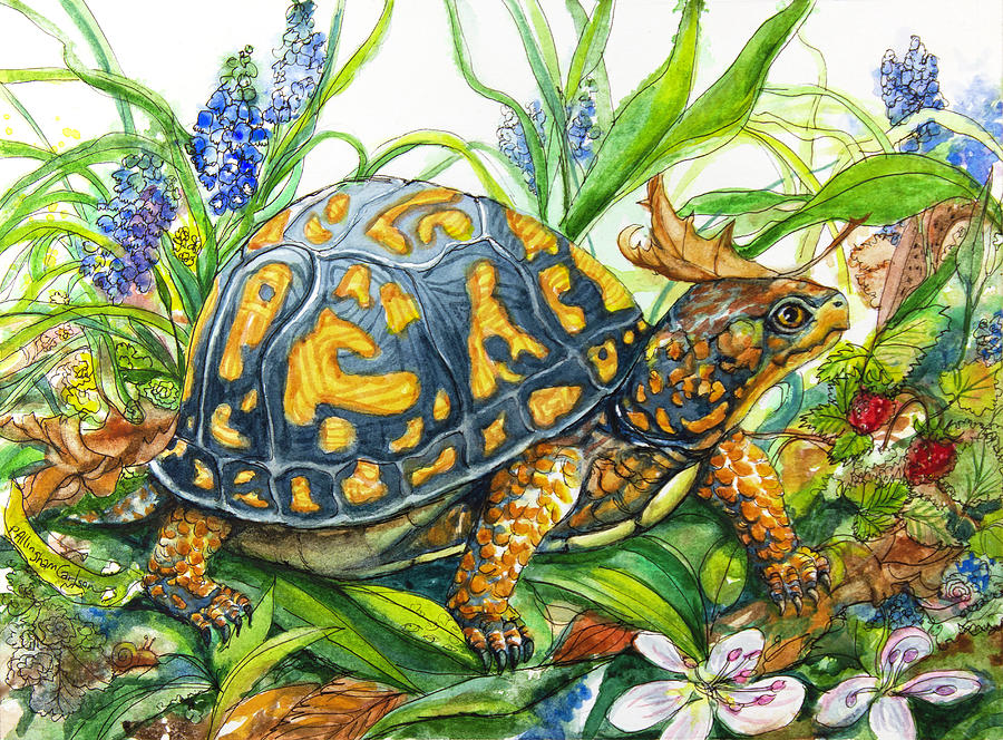 Spring Turtle Painting