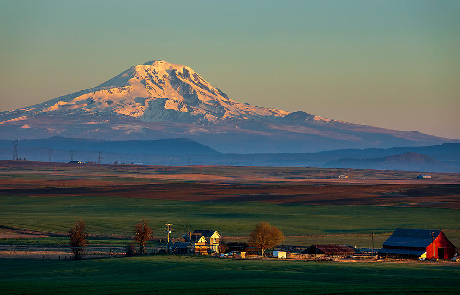 Spring View of Mount Adams 2 Photograph by Lynn Hopwood