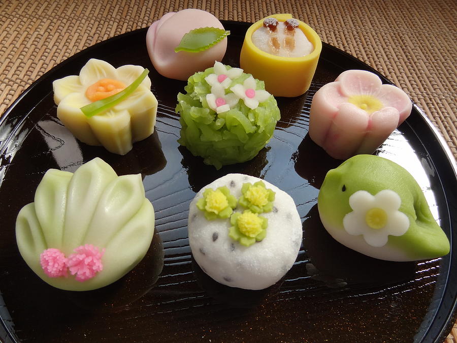 Spring wagashi collection Photograph by Yumi