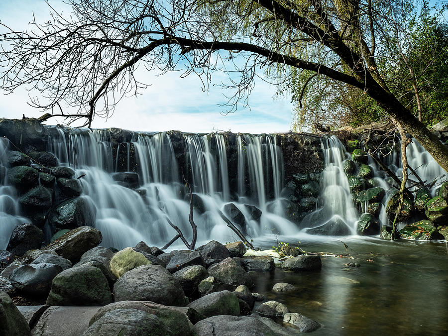 Spring Waterfall  Photograph by Kristine Hinrichs