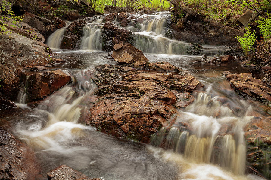 Spring Waterfalls At Oldham Photograph by Irwin Barrett