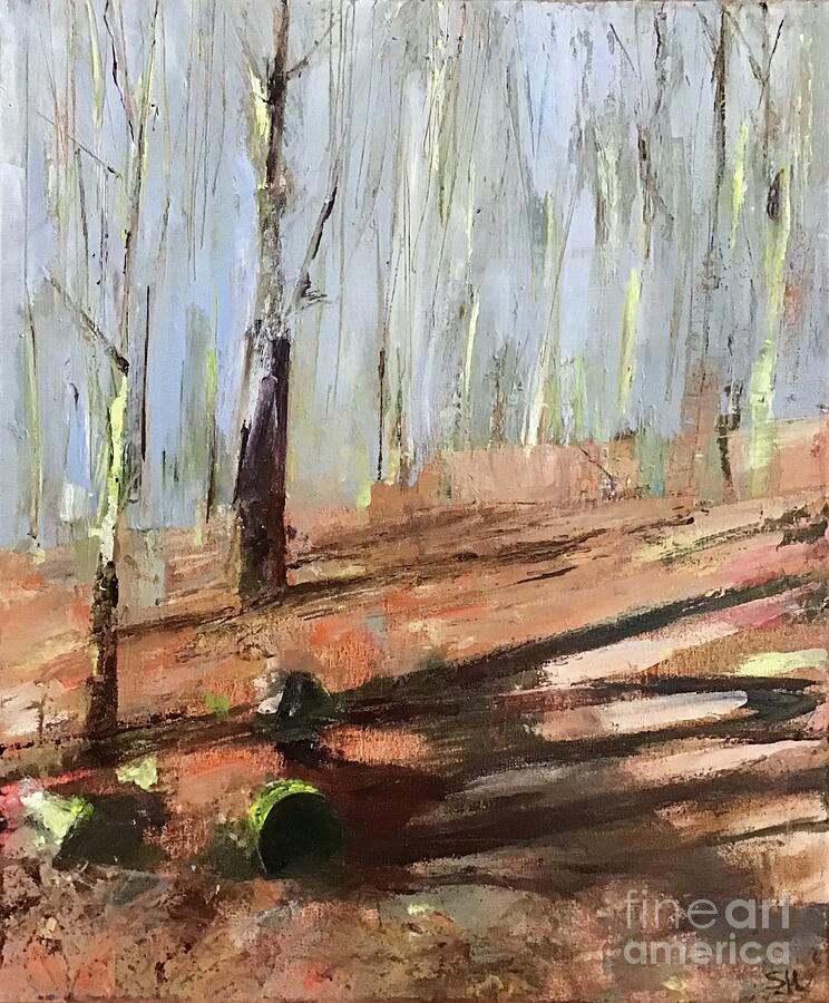 Tree Painting - Spring Wood by Sandra Haney