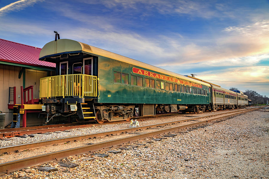 Springdale Arkansas And Missouri Railway Train Photograph by Gregory Ballos