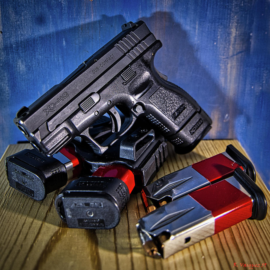 Springfield XD-40 Sub Compact Photograph by Rene Vasquez