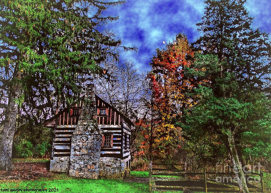 Springhouse Of The Autumn Moon Photograph by Tami Quigley