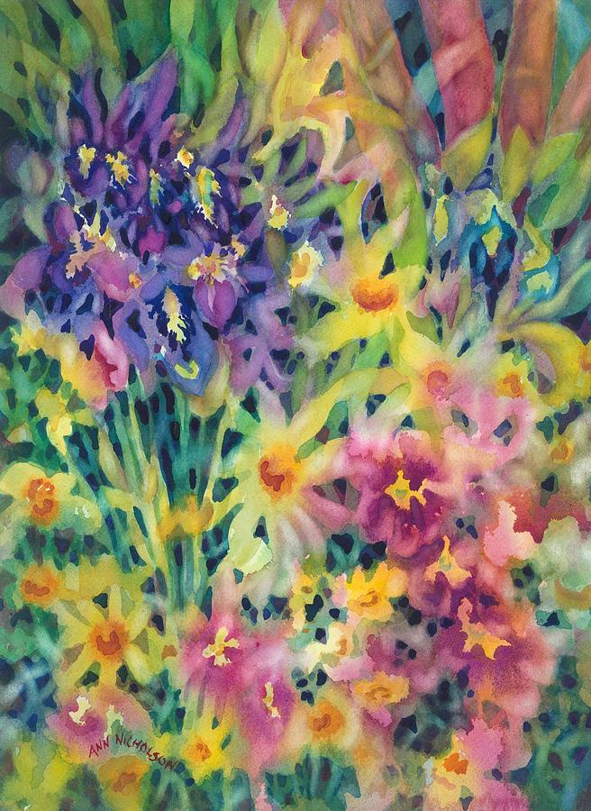 Spring Garden Painting by Ann Nicholson
