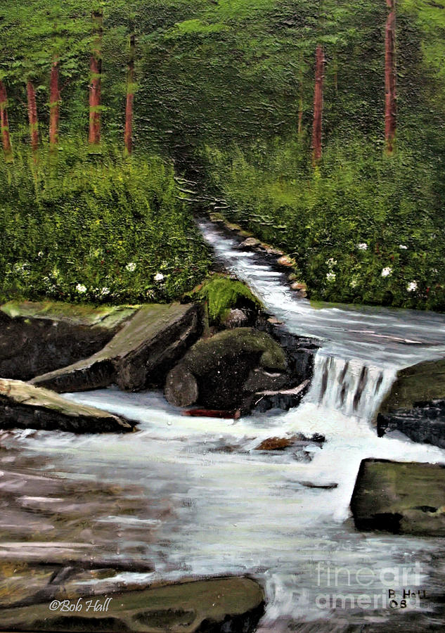 Springs of Living Water Painting by Bob Hall - Pixels