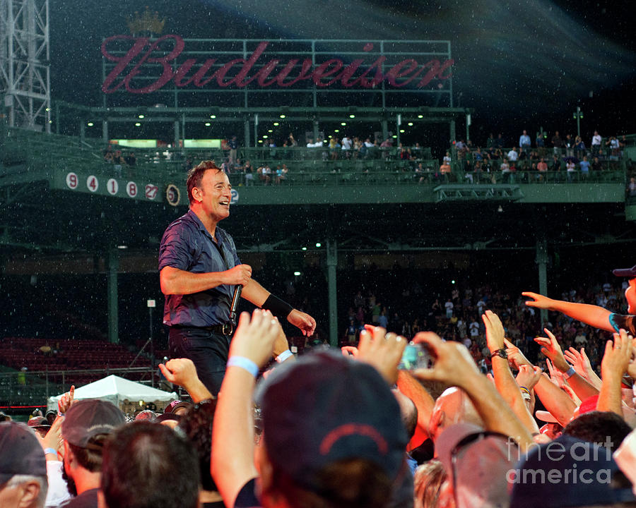 Field Of Dreams Photograph - Springsteen at Fenway Park by Jeff Ross