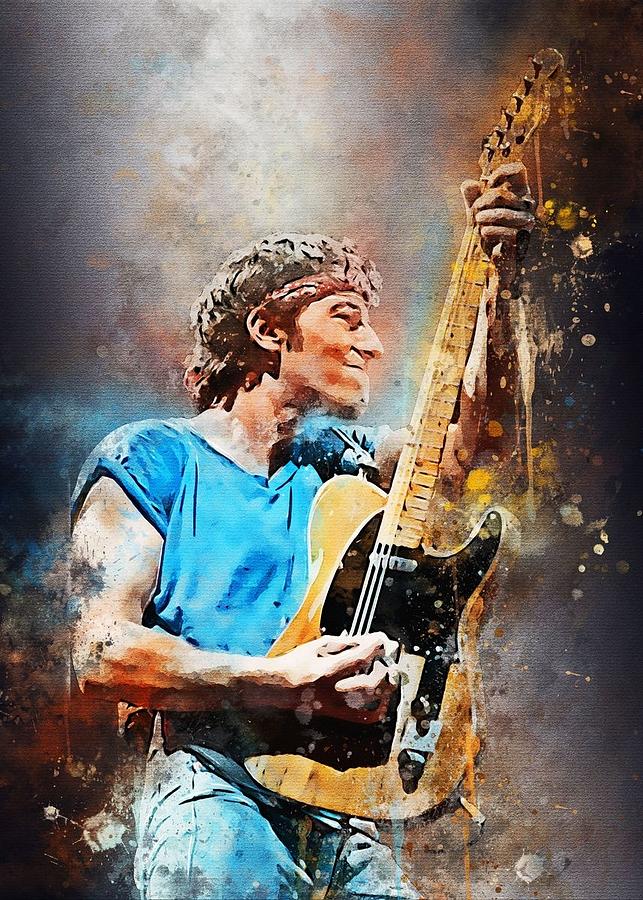 Springsteen Bruce Digital Art by Kha Dieu Vuong - Fine Art America