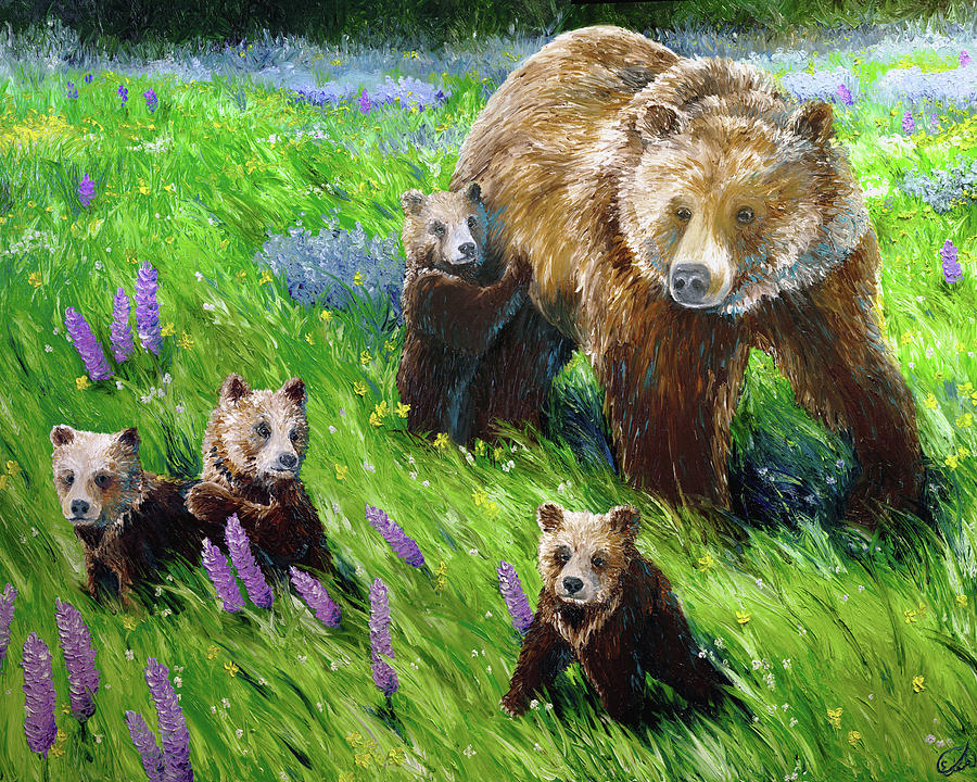 Springtime Abundance Painting by Elizabeth Mordensky