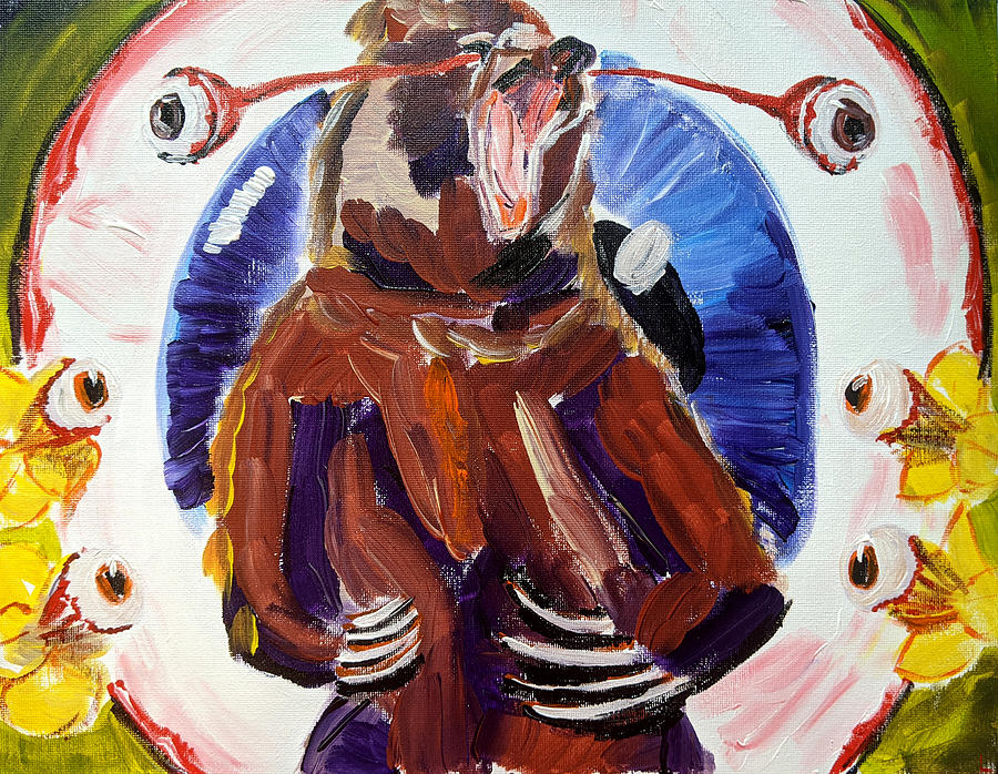 Mama Bear Painting by Echoing Multiverse