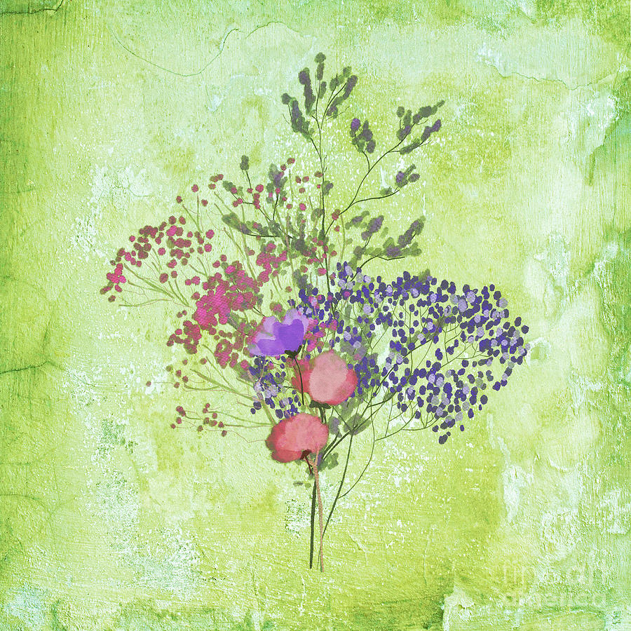 Springtime Bouquet Digital Art by Judi Bagwell