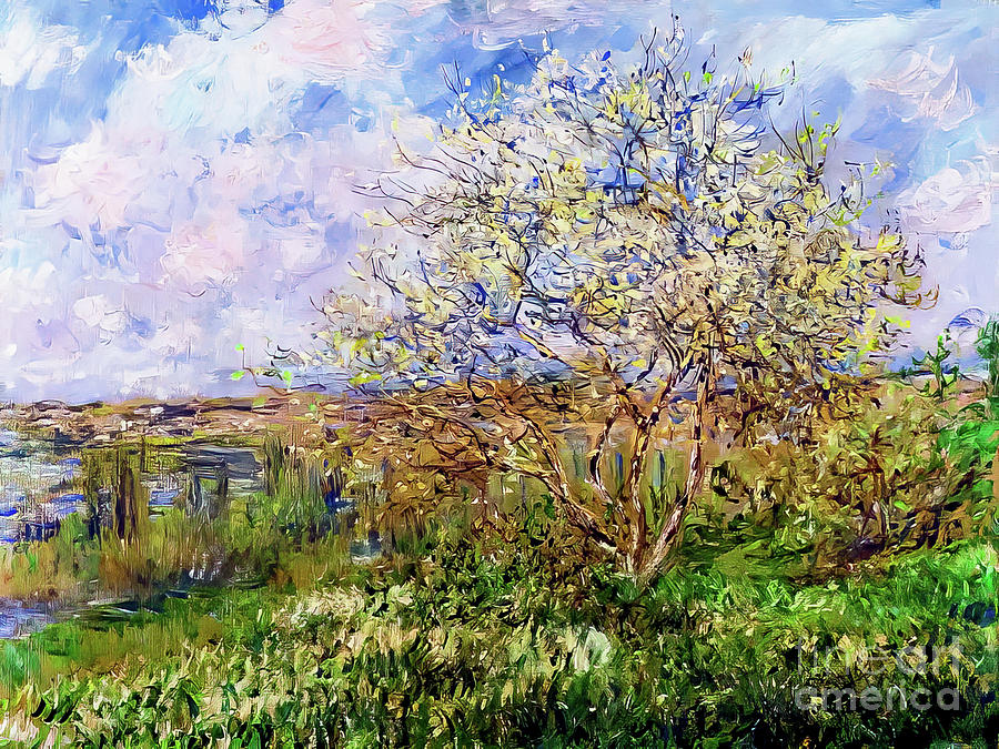 Springtime by Claude Monet 1880 Painting by Claude Monet