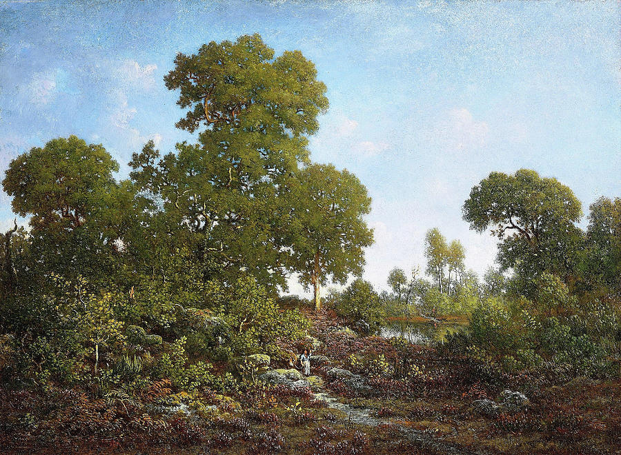 Theodore Rousseau Painting - Springtime - Digital Remastered Edition by Theodore Rousseau