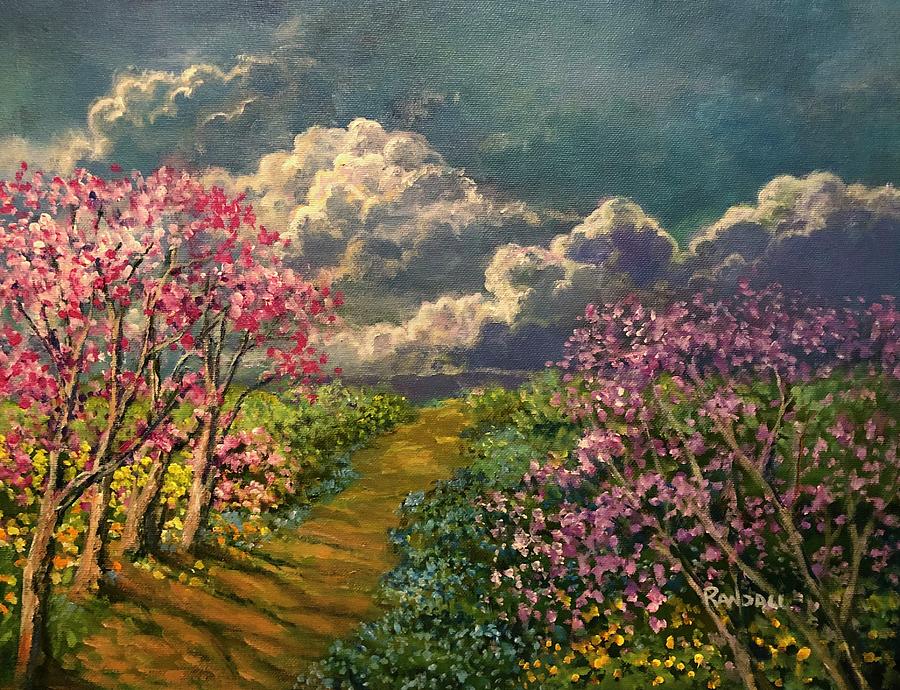 Springtime.  Earths Renewal Painting by Rand Burns