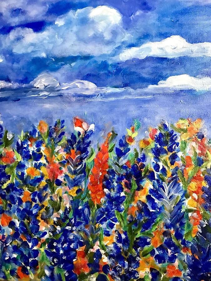 Springtime in Texas Painting by Coco Olson