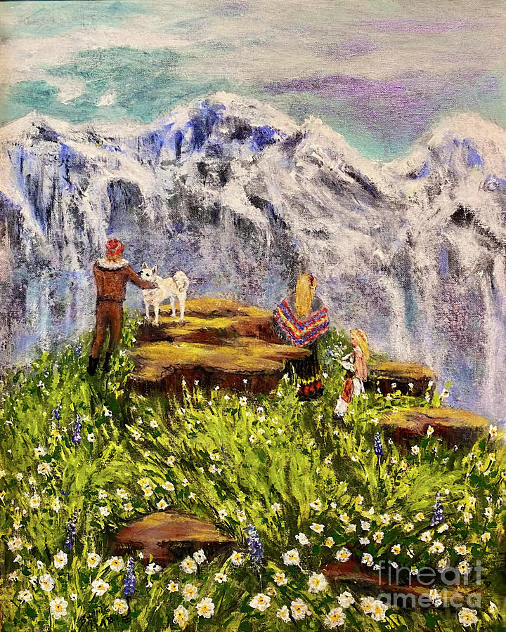 A Springtime In The Fjords Of Norway Painting