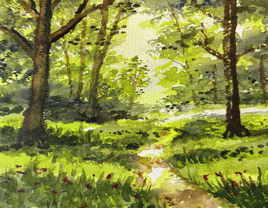 Springtime In Wisconsin Painting by Larry Whitler Springtime In Wisconsin Painting by Larry Whitler