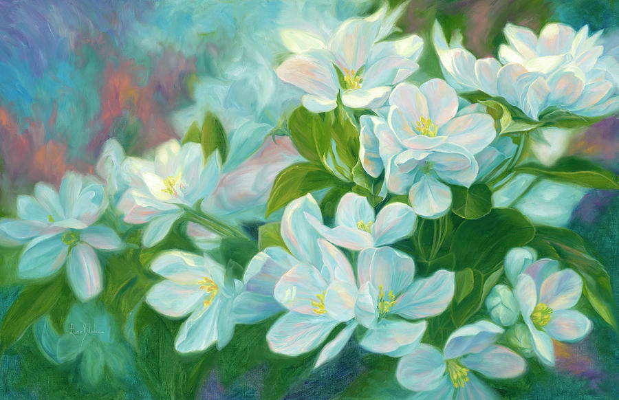 Flower Painting - Springtime by Lucie Bilodeau