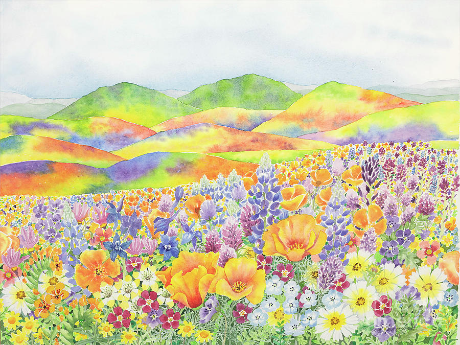 Springtime Magic Painting by Lucy Arnold