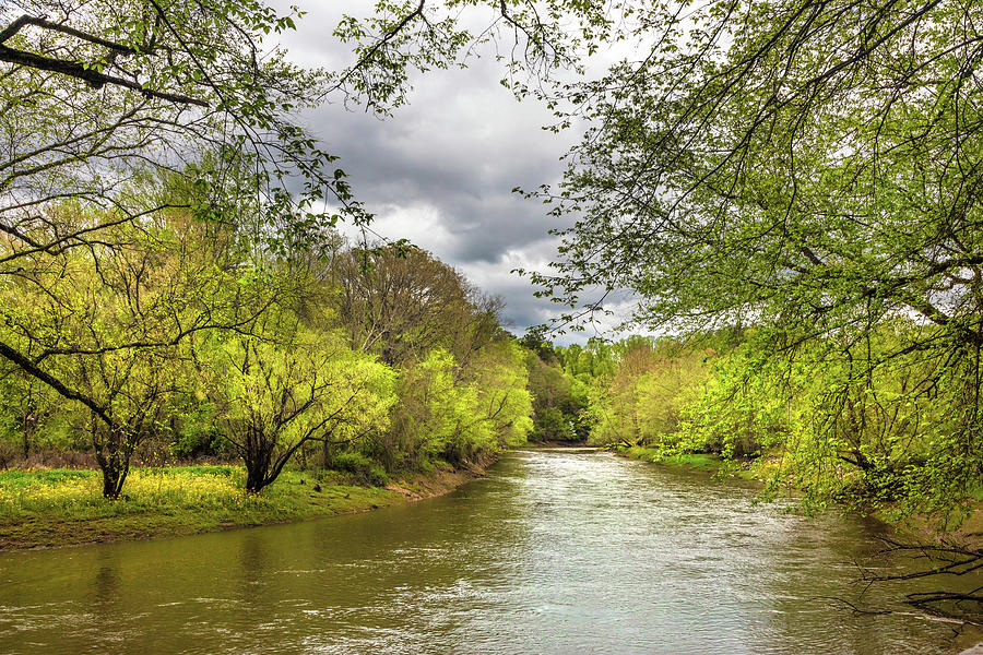 Springtime on the River Photograph by Debra and Dave Vanderlaan