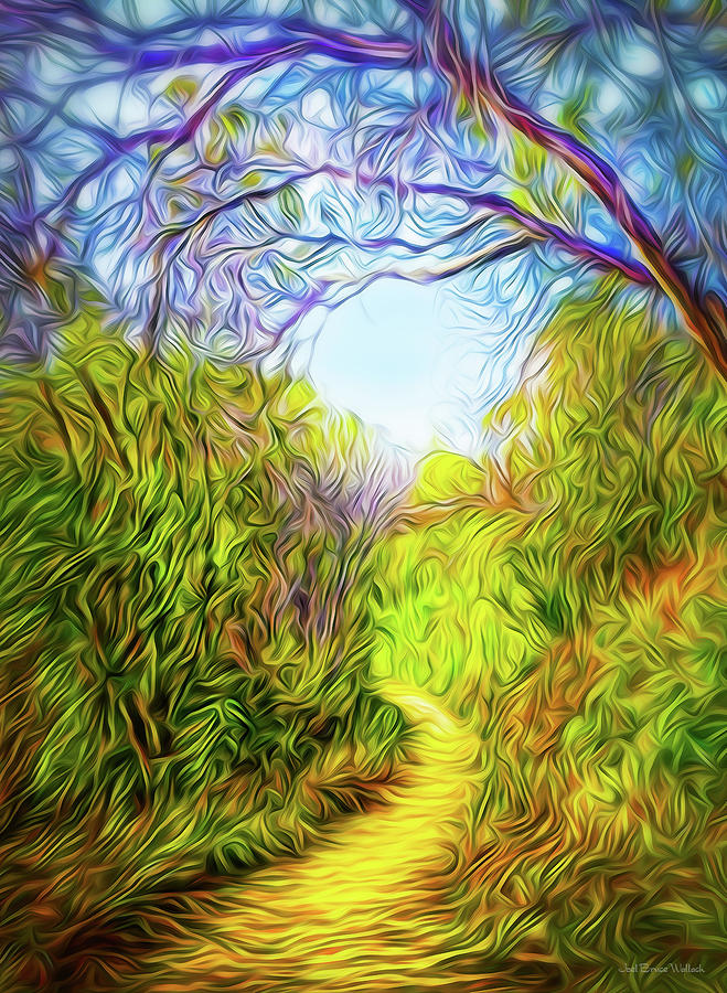 Springtime Pathway Discoveries Digital Art by Joel Bruce Wallach