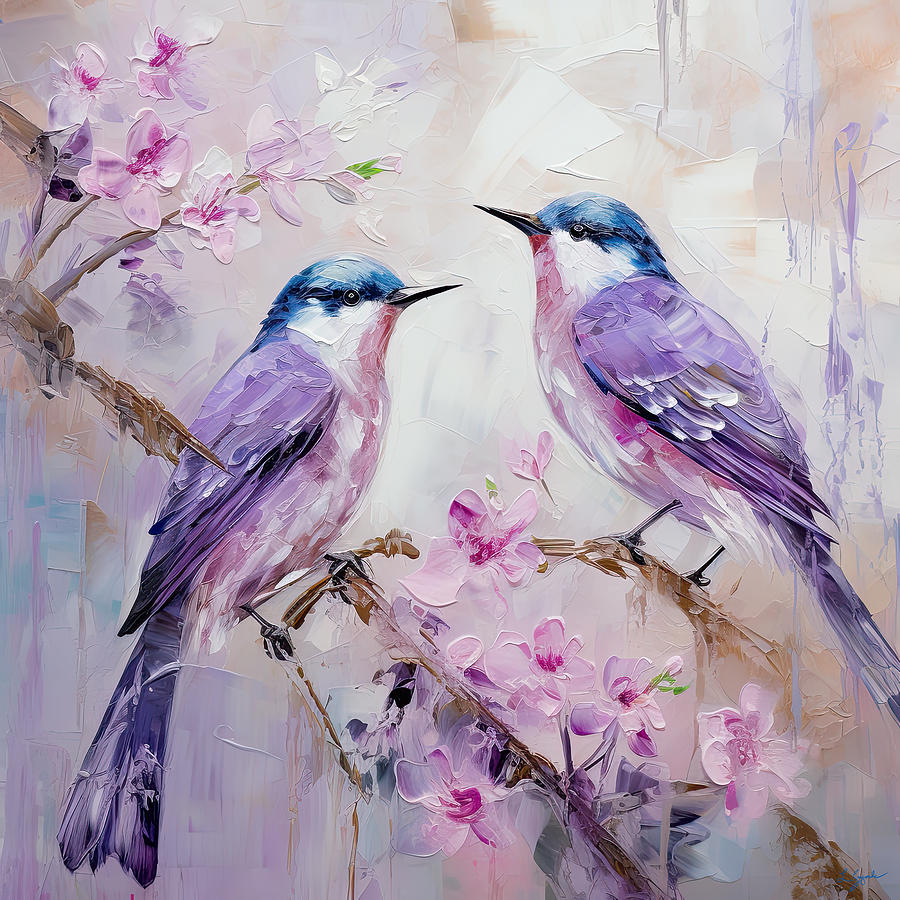 Springtime Serenade Painting by Lourry Legarde