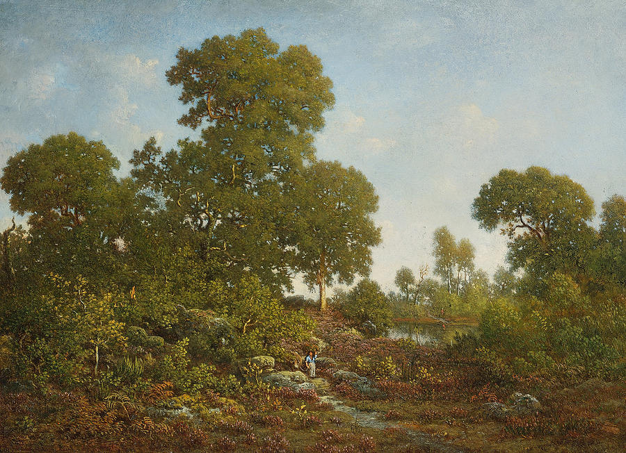 Springtime Painting by Theodore Rousseau