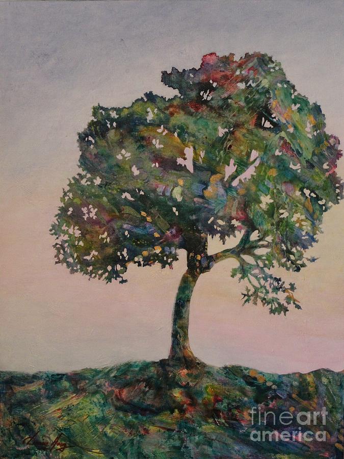 Springtime Tree Painting by Denise Hoag