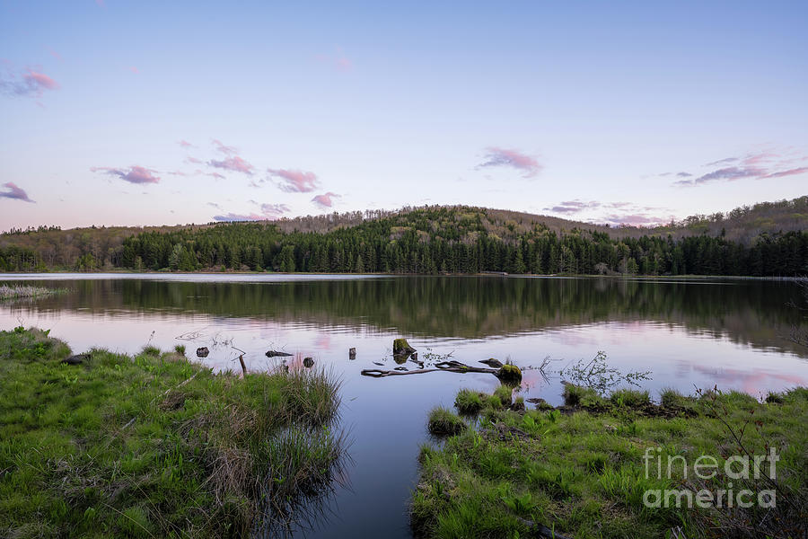 Spruce Knob Lake Sunset Reflections Photograph by Michael Ver Sprill