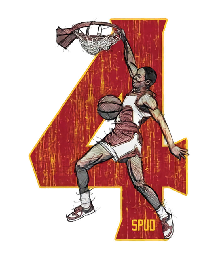 Spud Webb Sketch Contest 4 Digital Art by Kelvin Kent - Fine Art America