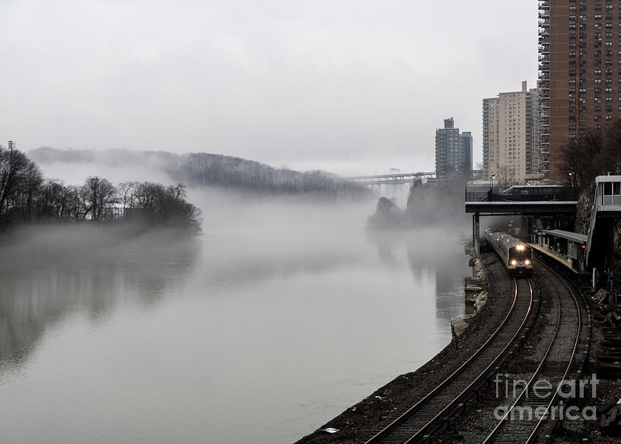 Spuyten Duyvil with Fog  Photograph by Cole Thompson
