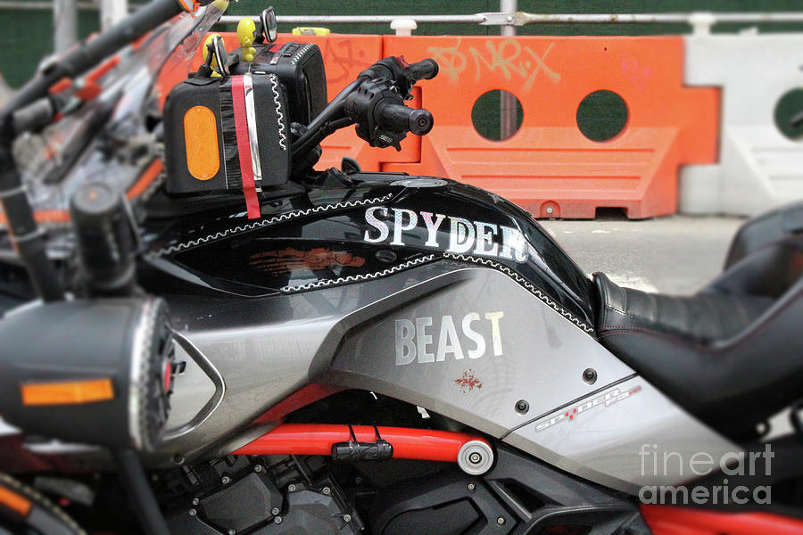 Spyder Beast Motorcycle Photograph by Doc Braham