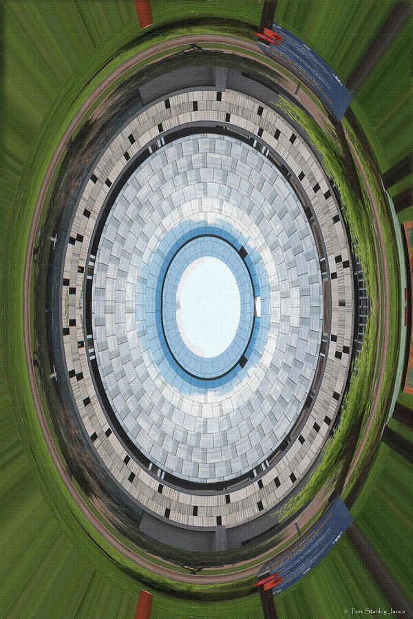 Square Building Abstract Digital Art by Tom Janca Square Building Abstract Digital Art by Tom Janca