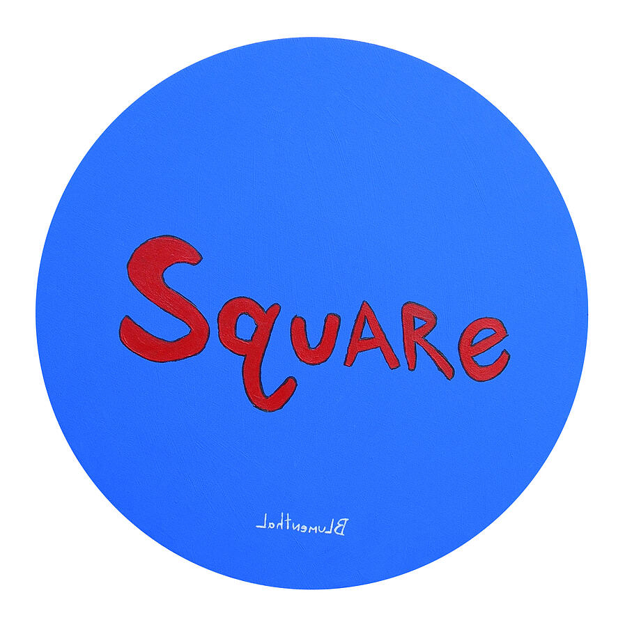 Square Painting by Yom Tov Blumenthal
