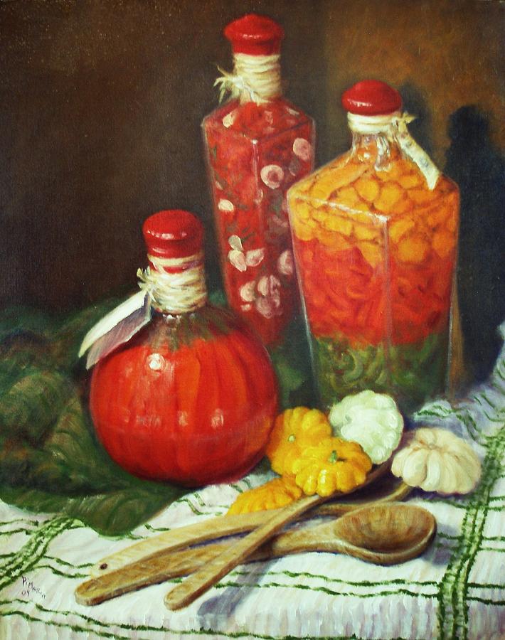 Squash and Peppers Painting by Donelli  DiMaria