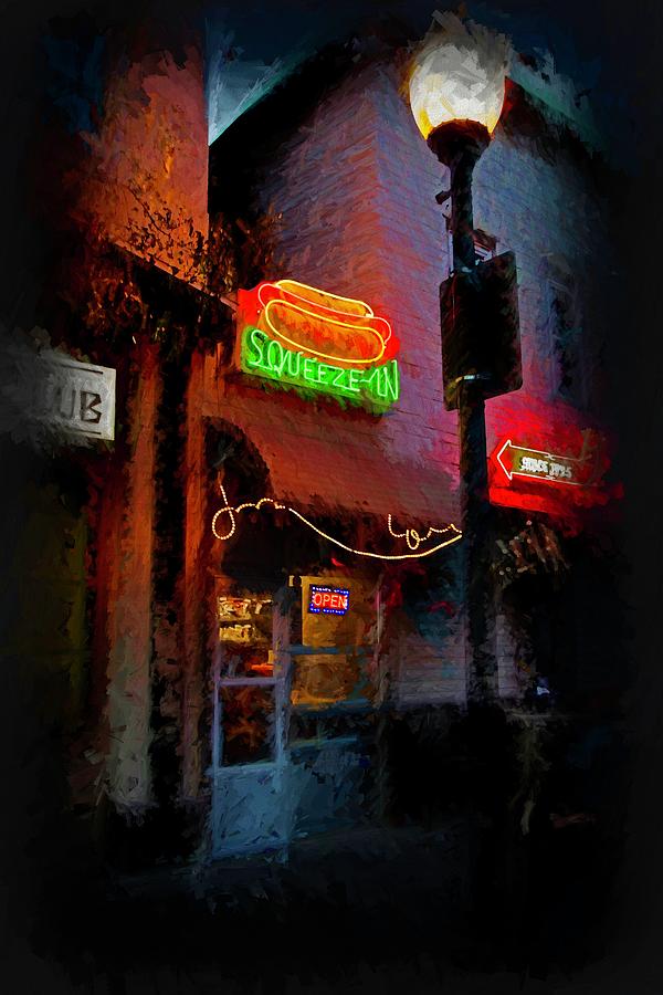 Squeeze-In, Sunbury, PA Digital Art by Barry Wills
