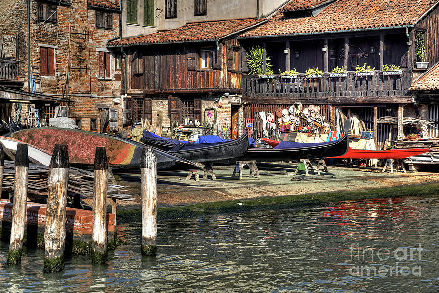 Squero di San Trovaso - Venice - Italy Photograph by Paolo Signorini