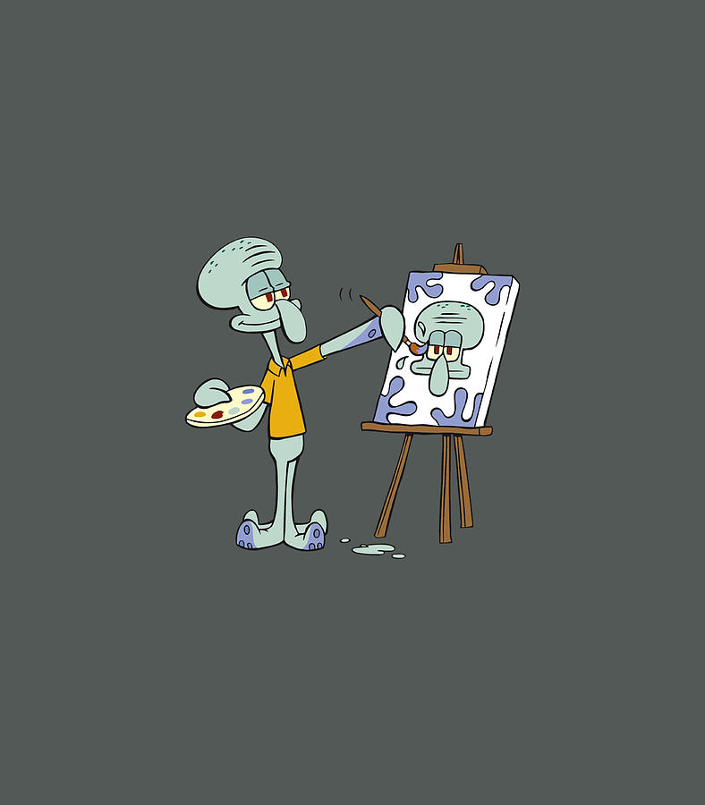 Squidward Paintings In His House Digital Art By Achimg RomiG Pixels   Squidward Paintings In His House Achimg Romig 