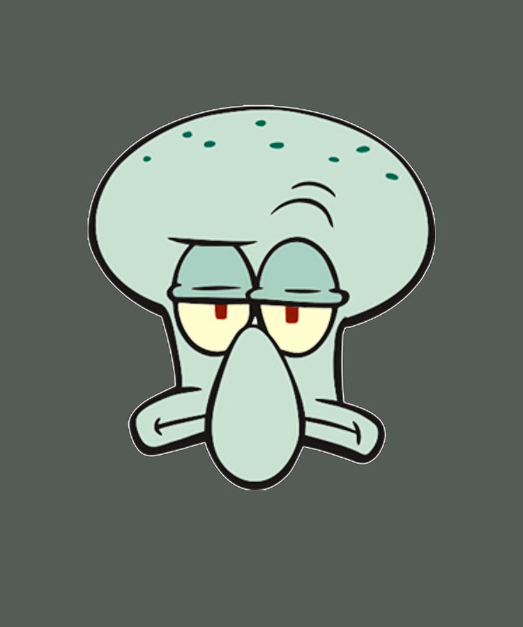 Squidward Tentacles sticker Tapestry - Textile by Ian Zoe - Fine Art ...