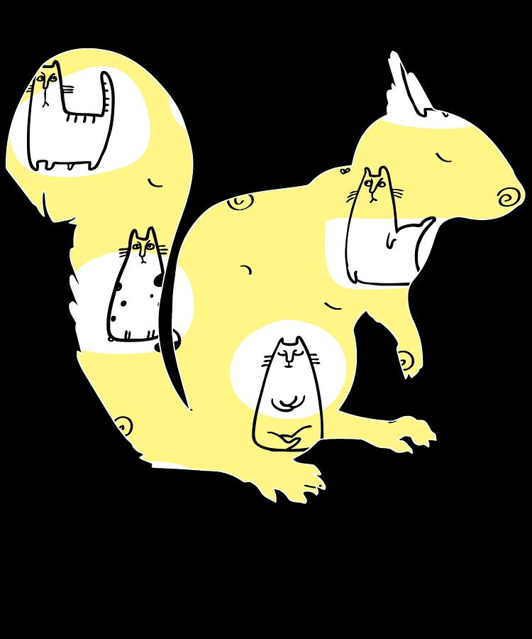 Animal Digital Art - Squirrel 168 by Kaylin Watchorn Animal Digital Art - Squirrel 168 by Kaylin Watchorn