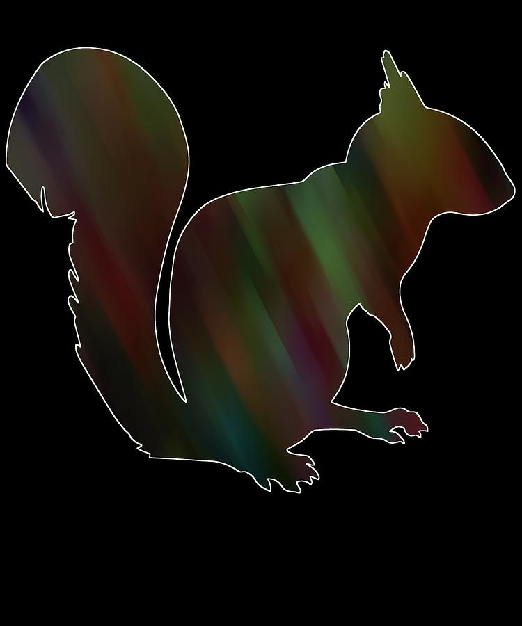 Squirrel 375 Digital Art by Lin Watchorn