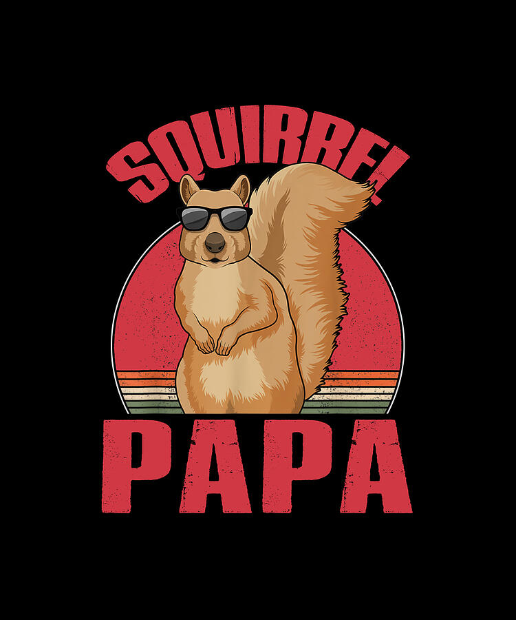 Cool Drawing - Squirrel PAPA Squeak Chestnut by ThePassionShop