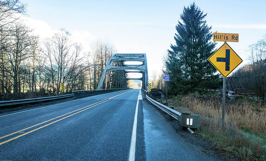 SR 530 Crossing the Cicero Stilly Bridge Photograph by Tom Cochran