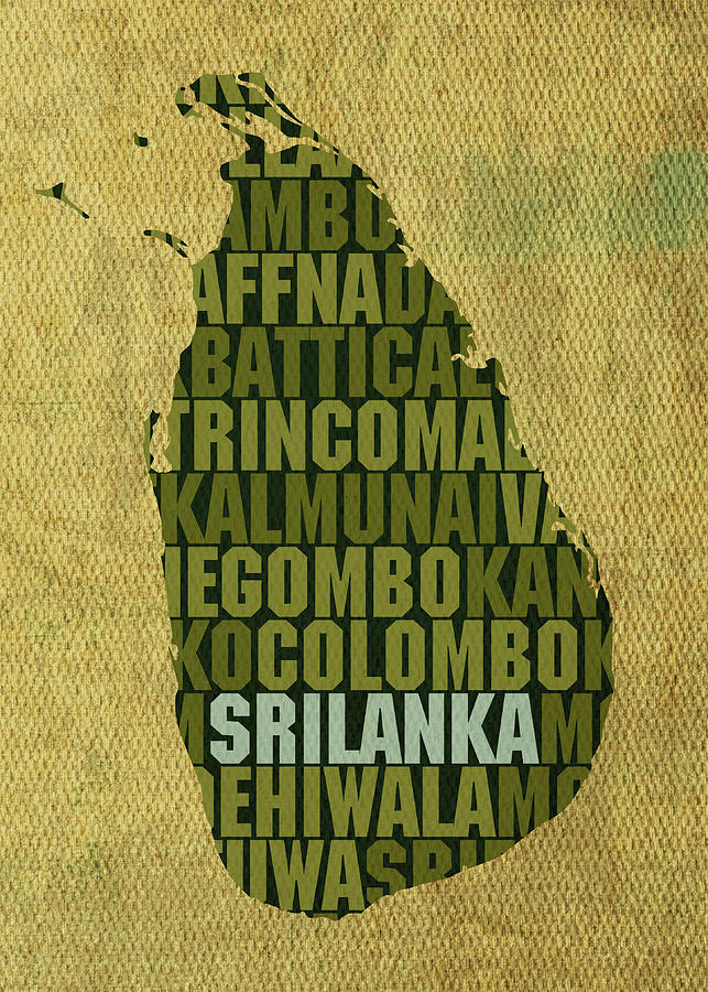 sri-lanka-ceylon-country-word-map-typography-on-distressed-canvas-mixed-media-by-design-turnpike