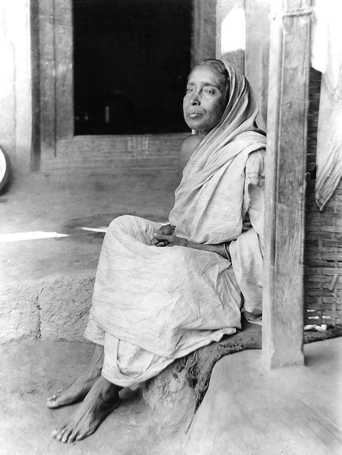 Sri Sarada Devi in Jayrambati Photograph by Unknown Photographer