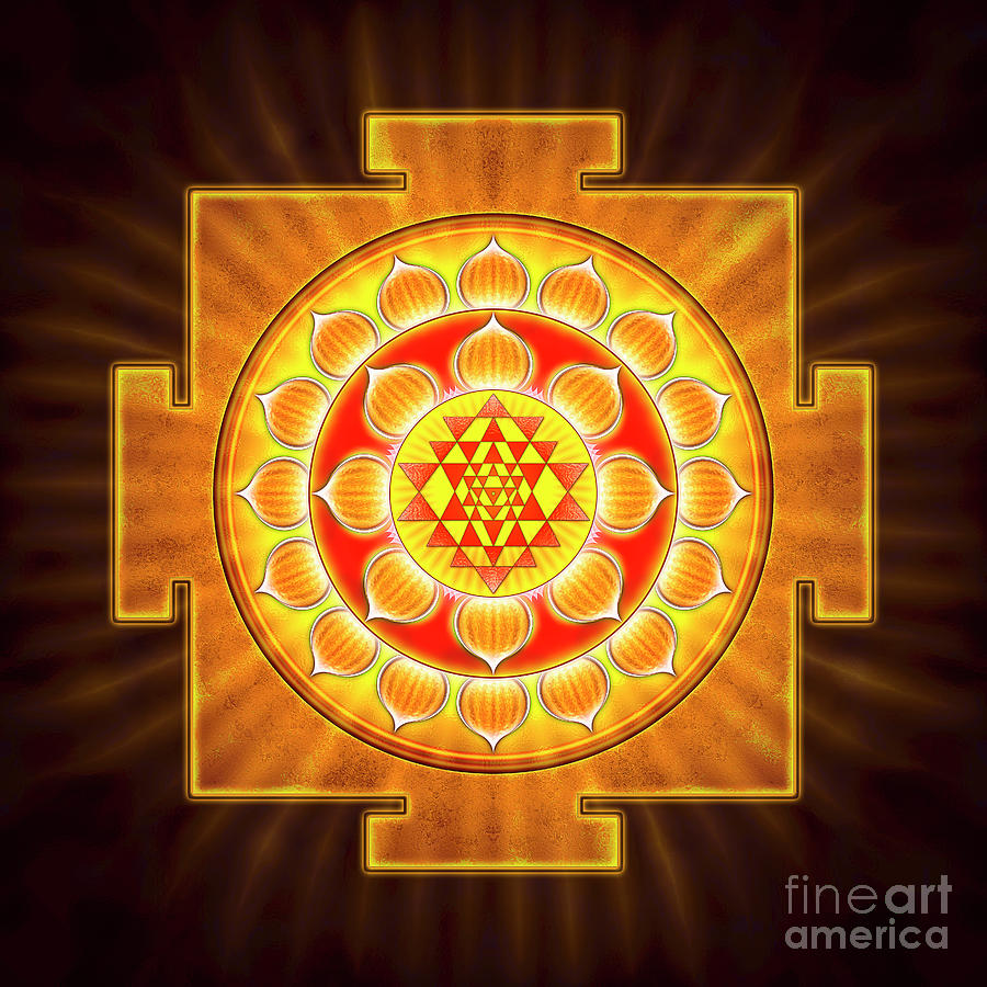 Sri Yantra - Artwork XIII Mixed Media by Dirk Czarnota - Fine Art America