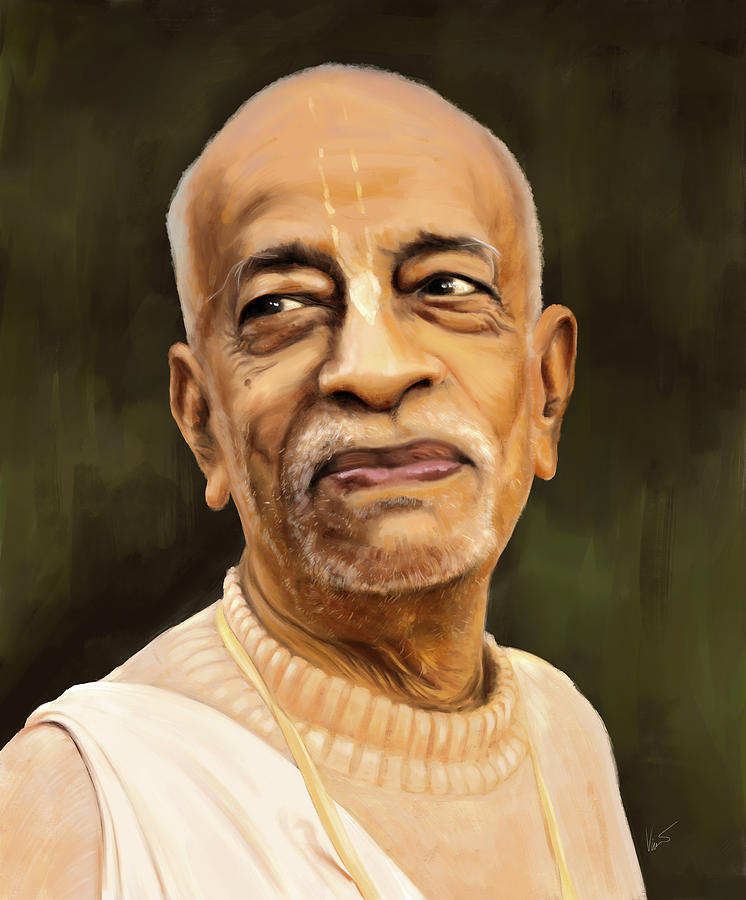 Srila Prabhupada art painting Digital Art by Martin Vins - Fine Art America